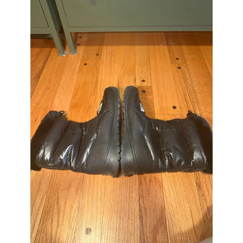 The North Face Nuptse Apres Puffer Boots Black Winter Womens Sz 8